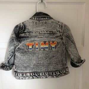 Like New Tiny Cottons Stone-Washed Jean Jacket